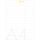 CEMBRE SPA - CEM7700713YPYM ETICHETTA LLS-ILS 15,00X78,00 MM. IN YPY