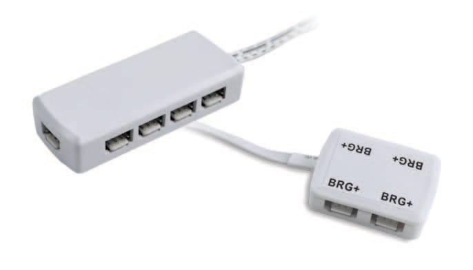 LAMPO LIGHTING TECHN - LMOBOX4RGB SCATOLA DI DERIVAZIONE RGB 4 VIE