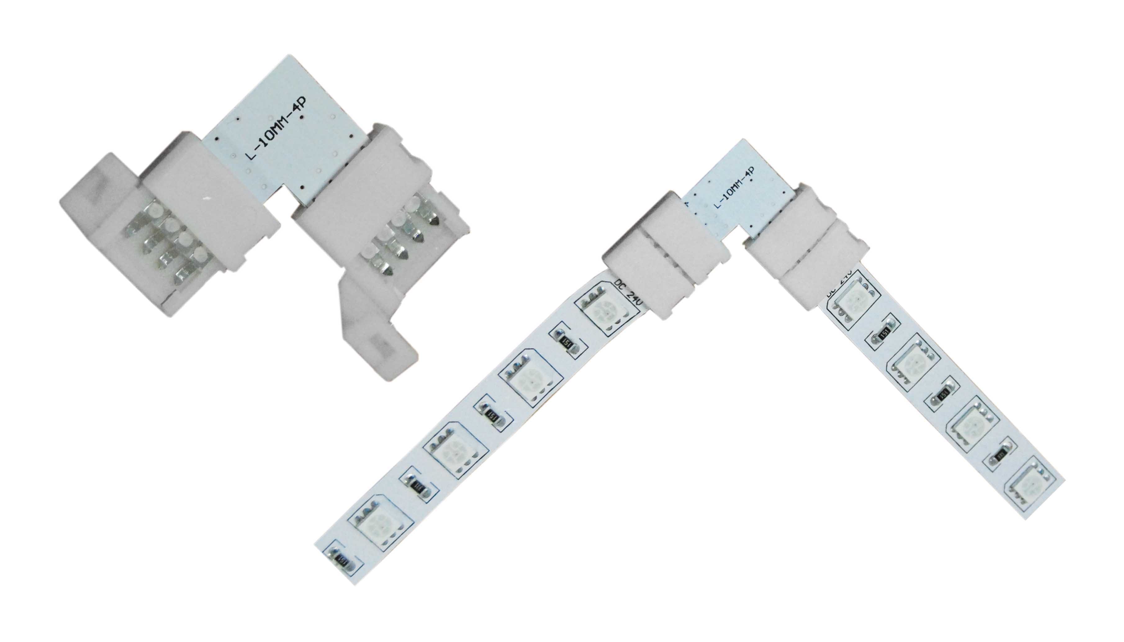 LAMPO LIGHTING TECHN - LMOCONN5050/FF/ANG CONN. ANGOLARE X LEDADES 5050 TRICHIIP