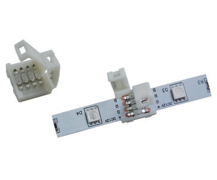 LAMPO LIGHTING TECHN - LMOCONNRGB/FF CONNETTORE DI CONNESS. RGB FEMM-FEMM