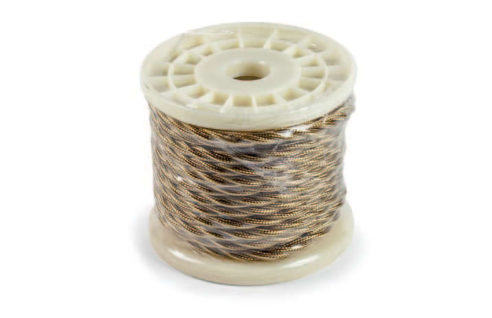 LAMPO LIGHTING TECHN - LMOCS3X075/OR CAVO SETA MATASSA 3X0,75 MT.50 ORO