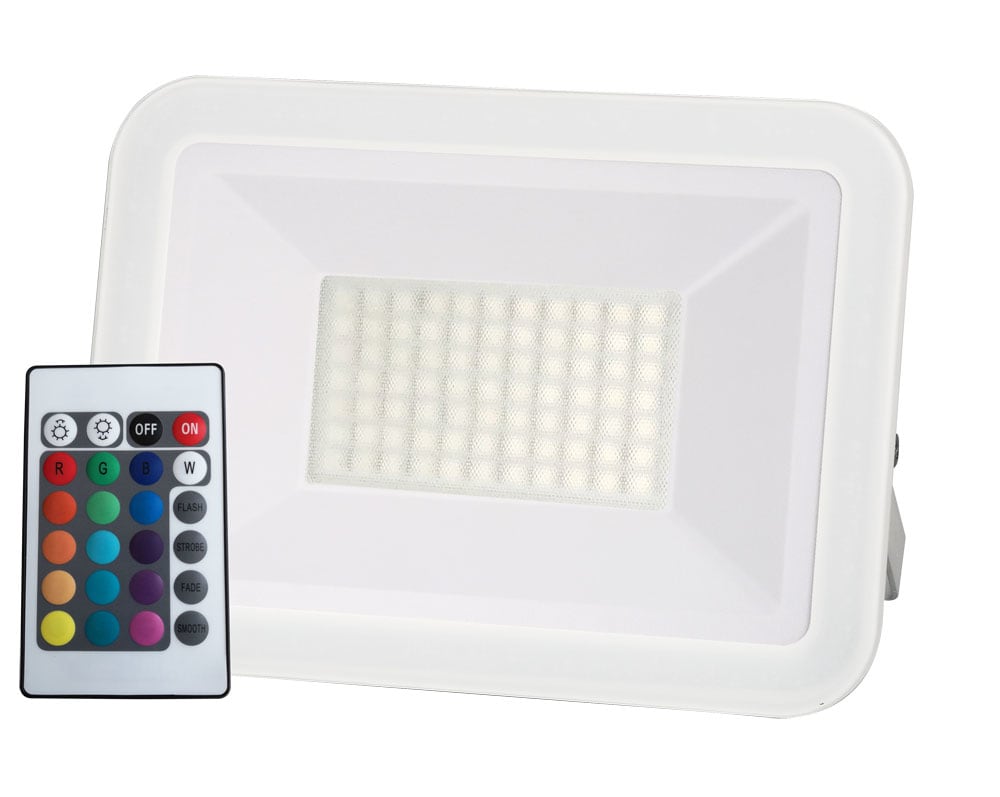 LAMPO LIGHTING TECHN - LMOFAFLAT30WRGB PROIETTORE FLAT 30W RGB 230V TEL.INCLUSO