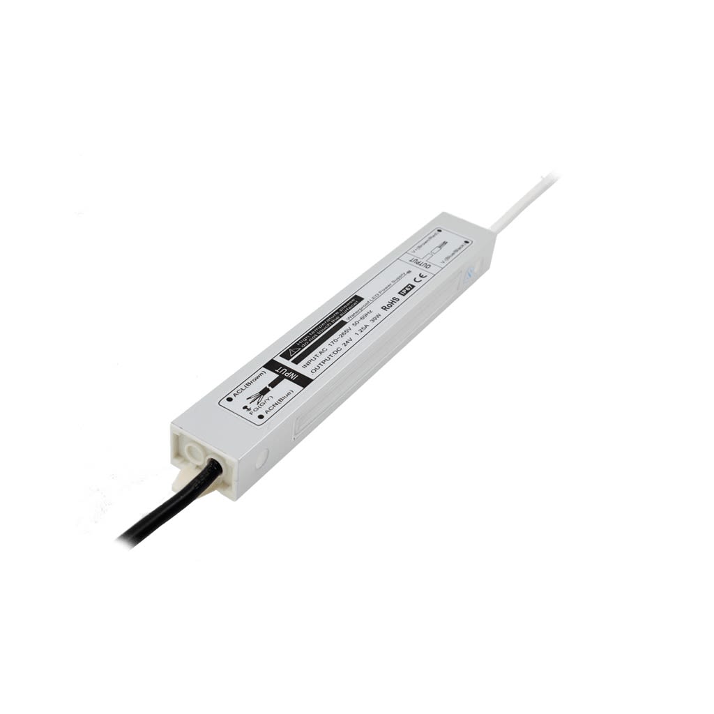 LAMPO LIGHTING TECHN - LMOLS24IP6730W CONVERTER 30W 230V-24V IP67 METALLO