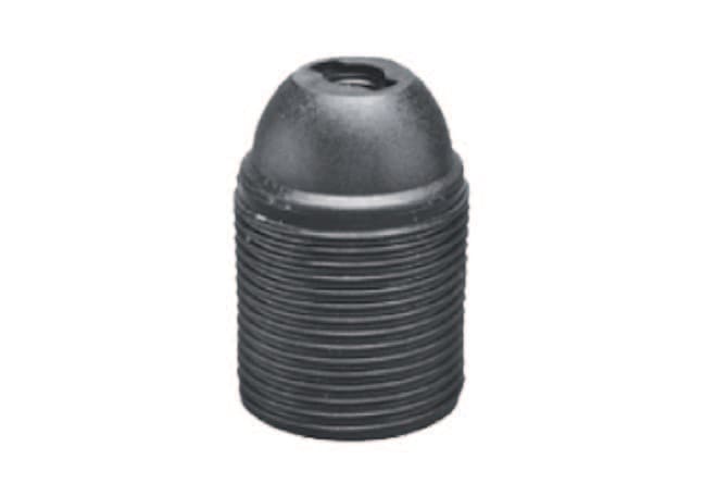 LAMPO LIGHTING TECHN - LMOS900F/NE PORTALAMPADE E27 FILETTATO NERO
