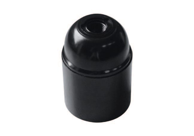 LAMPO LIGHTING TECHN - LMOS900LBK/NE PORTALAMPADE E27 LISCIO BACHELITE NERO