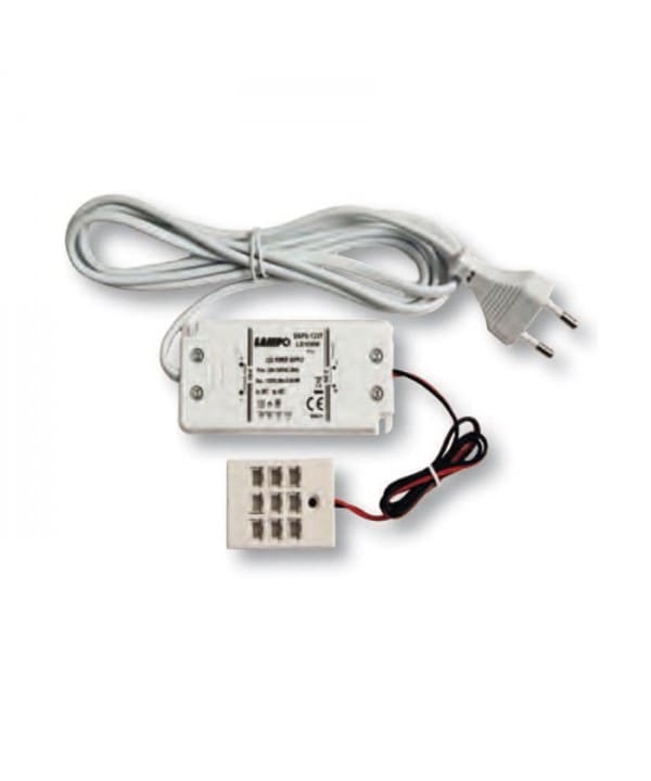 LAMPO LIGHTING TECHN - LMOSET12-18PUNTOLED SET CONV/6W + CABL. X 12-18 PUNTOLED