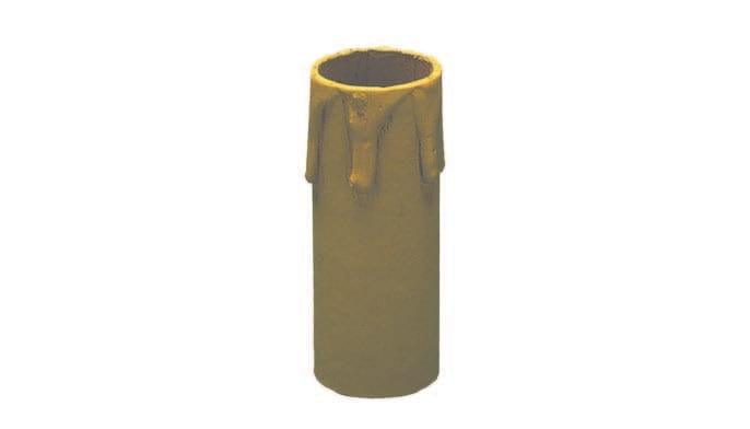 LAMPO LIGHTING TECHN - LMOST900 FINTA CANDELA ANTICATA PER E14 H65