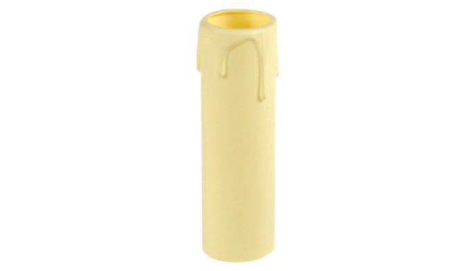 LAMPO LIGHTING TECHN - LMOST910 FINTA CANDELA AVORIO PER E14 H65