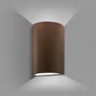 LAMPO LIGHTING TECHN - LMOUPD10WRDCNBC UP E DOWN LED 2X5W-230V 3000K S.C.CORTEN