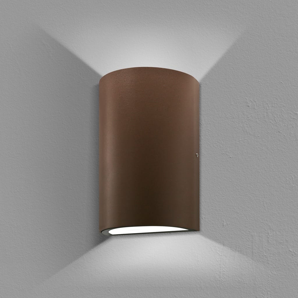 LAMPO LIGHTING TECHN - LMOUPD10WRDCNBC UP E DOWN LED 2X5W-230V 3000K S.C.CORTEN