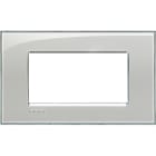 BTICINO - BTILNA4804KG LL - PLACCA 4P GRIGIO GHIACCIO
