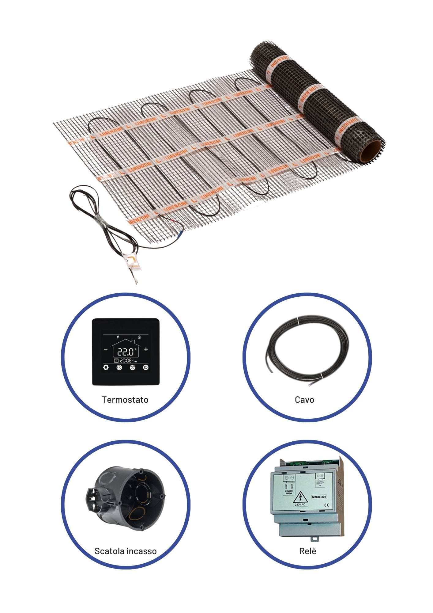 LORENZONI SRL - LOZ513.0000K.212 LOZ MAT SYSTEM KIT CONNESSIONE SINGOLA 1