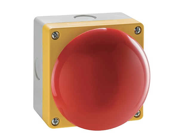 LOVATO - LOVLP9P11R PULS. PALMO ROSSO SGANCIO TRAZ. 1NA+1NC