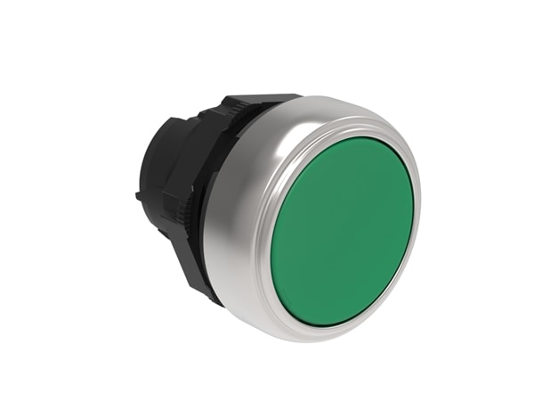 LOVATO - LOVLPCQ103 PULSANTE PASSO-PASSO RASATO VERDE