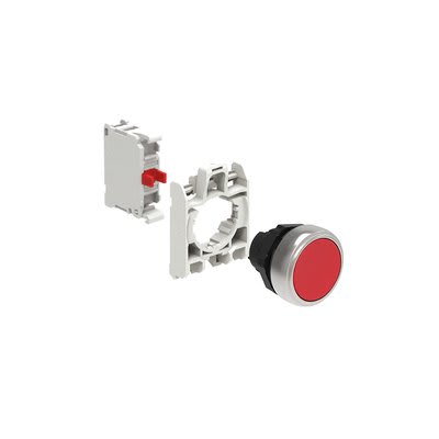 LOVATO - LOVLPCB104K01 KIT PLAST.PULS. RASATO ROSSO 1NO