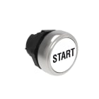 LOVATO - LOVLPCB1168 PULSANTE RASATO START BIANCO