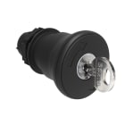 LOVATO - LOVLPCB6842R421E PULSANTE FUNGO 40MM NERO SG.CHIAVE