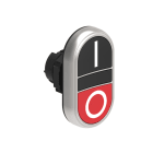 LOVATO - LOVLPCB7122 PULSANTE DOPPIO NERO/ROSSO SIMBOLI I-O