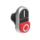 LOVATO - LOVLPCB7222 PULSANTE DOPPIO NERO/ROSSO SIMBOLI I-O