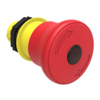 LOVATO - LOVLPCBL6644 PUL.FUNGO 40MM ROSSO LUM.SG.ROT.ISO13850