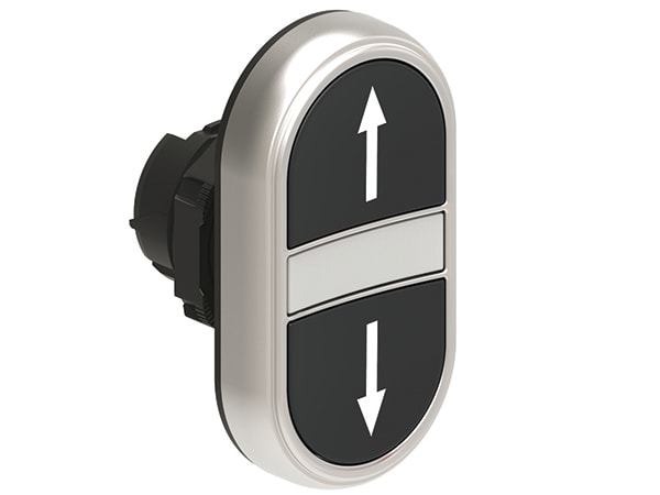 LOVATO - LOVLPCBL7191 PULSANTI DOPPI RASATI N/N+IND.LUM.