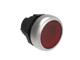 LOVATO - LOVLPCQL104 PULSANTE PASSO-PASSO RASATO LUM. ROSSO