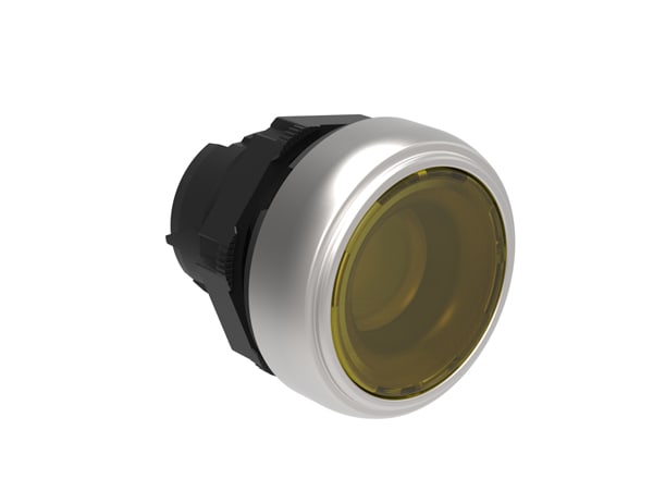 LOVATO - LOVLPCQL105 PULSANTE PASSO-PASSO RASATO LUM. GIALLO
