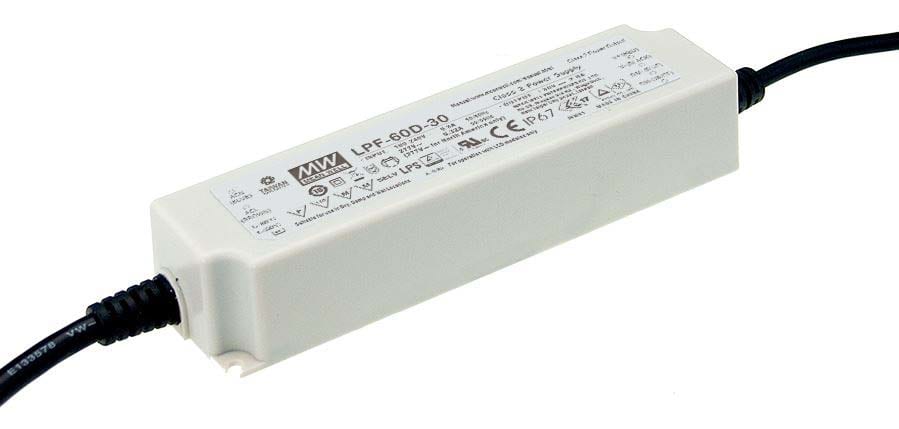 DIGIMAX SRL - DIXLPF-60D-42 DRIVER LED 42V 60W IP67 DIM 1-10V 90-305