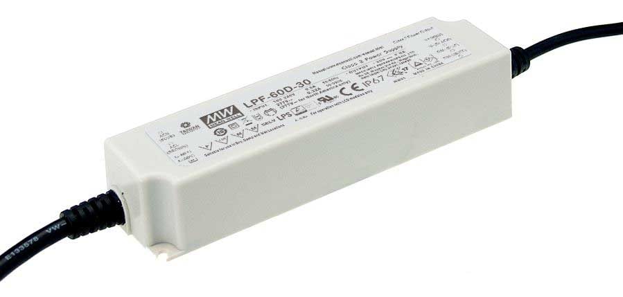 DIGIMAX SRL - DIXLPF-60D-30 DRIVER LED 30V 60W IP67 DIM 1-10V 90-305