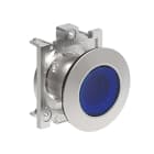 LOVATO - LOVLPFBL106 PULSANTE LUMINOSO A FILO MET.RASATO BLU