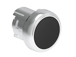 LOVATO - LOVLPSB102 PULSANTE MET. RASATO NERO