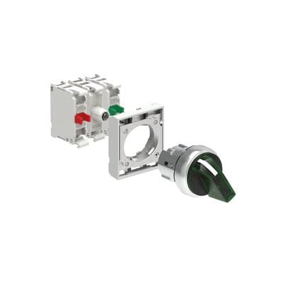LOVATO - LOVLPSSL130K11PB3 KIT MT.SEL.LUM.VERDE 3POS.STAB.NO+NC 24V
