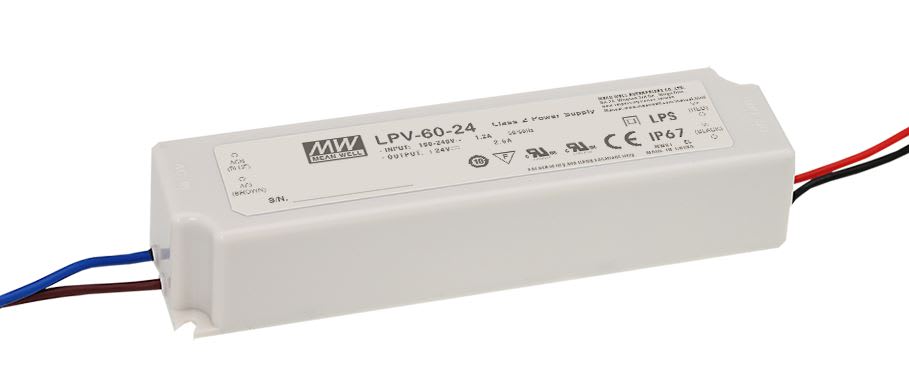 DIGIMAX SRL - DIXLPV-60-5 DRIVER LED 5V 60W IP67 CLASSE II 90-264V