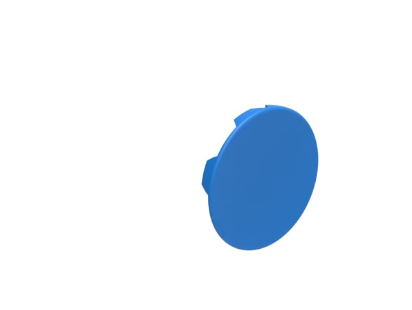 LOVATO - LOVLPXB106 TAPPO RASATO BLU PULSANTI A IMPULSO