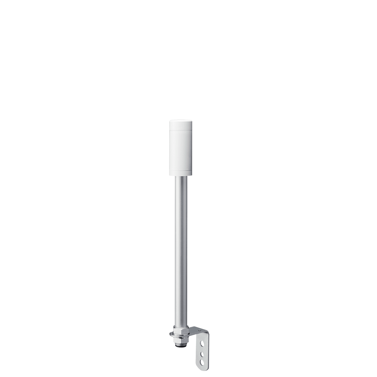 PATLITE EUROPE GMBH - PMHLR4-02LJNW Modulo base, bianco, 24 VCC, 40 mm, paletto con staffa angolare a L, cavo, IP65