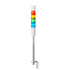 PATLITE EUROPE GMBH - PMHLR4-402LJBW-RYGB Torretta, bianco, 4 livelli, 24 VCC, 40 mm, staffa angolare a L, cavo, buzzer