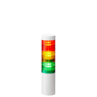 PATLITE EUROPE GMBH - PMHLR5-302WJNW-RYG Torrettadisegnalazione,50mm,bianca,24 V DC,3moduli,mont.dir.,cavo,no lamp./buzzer