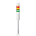PATLITE EUROPE GMBH - PMHLR6-3M2PJBW-RYG Torretta di segnalazione, nera, 3 moduli, 24 V DC, 60mm, M30,conn.M12,4pin
