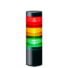 PATLITE EUROPE GMBH - PMHLR6-3USBK-RYG Torretta USB nera, 3 moduli, 60mm, montaggio diretto, IP65