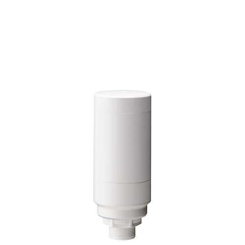 PATLITE EUROPE GMBH - PMHLR6-ILWCNW Torretta di segnalazione, bianca, 3 moduli, 24 V DC, 60mm,M30,conn.M12,5pin,buzzer
