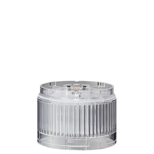 PATLITE EUROPE GMBH - PMHLR7-E-C Modulo LED, bianco, lente trasparente, diam. 70mm, per torrette segnalazione LR7