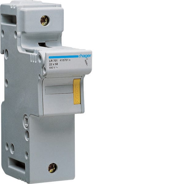 HAGER - HAGLR701 PORTAFUSIB. NONACC. 22X58 1P 2M