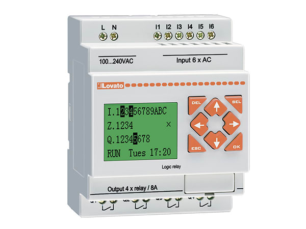 LOVATO - LOVLRD12RD024 RELE PROGRAM.8I/4O 24VDC