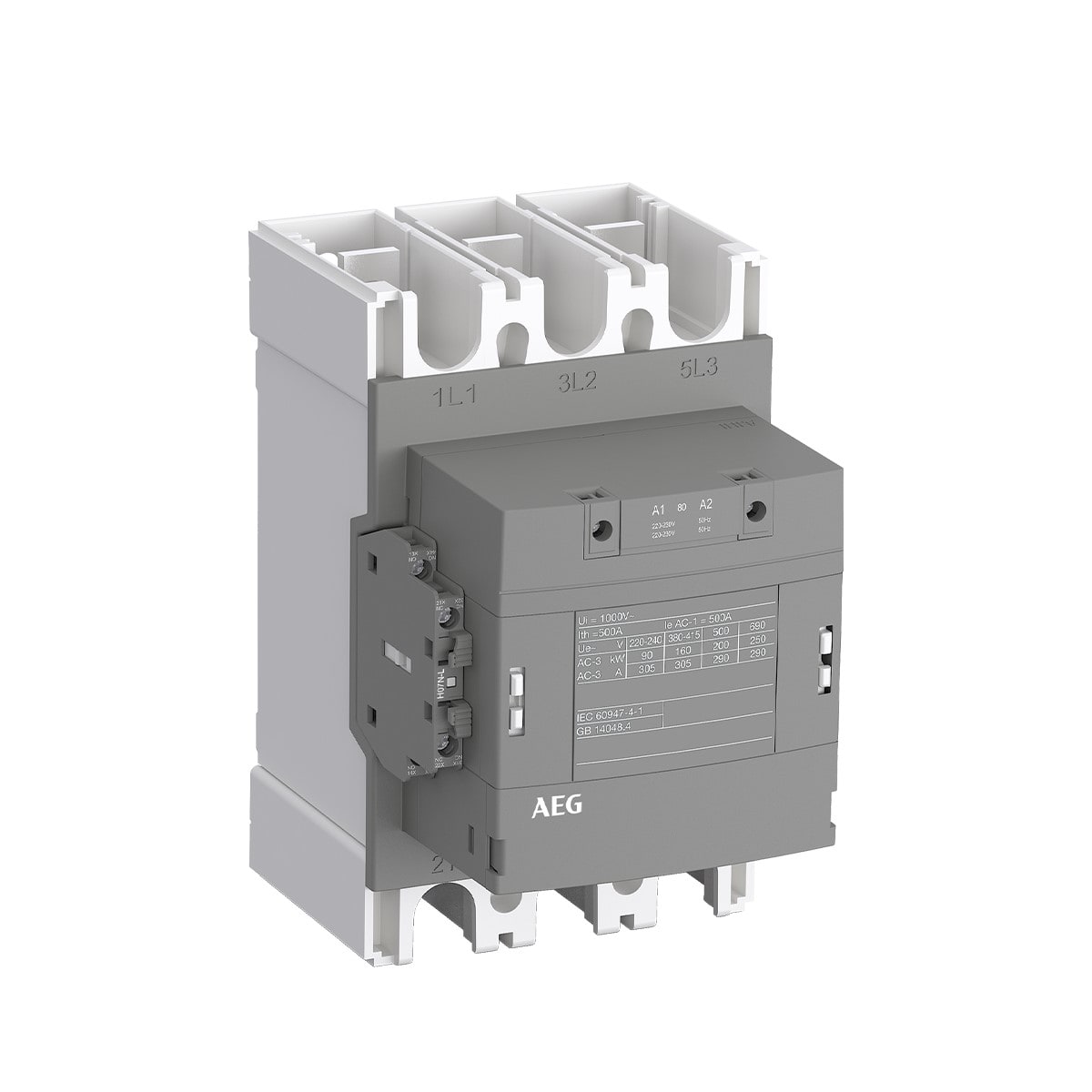 ELETTRA SRL AEG - AEGLS200N3011-AJ CONTATTORE DDI AEG 200KW 3P 1NO+1NC 110V 50/60HZ