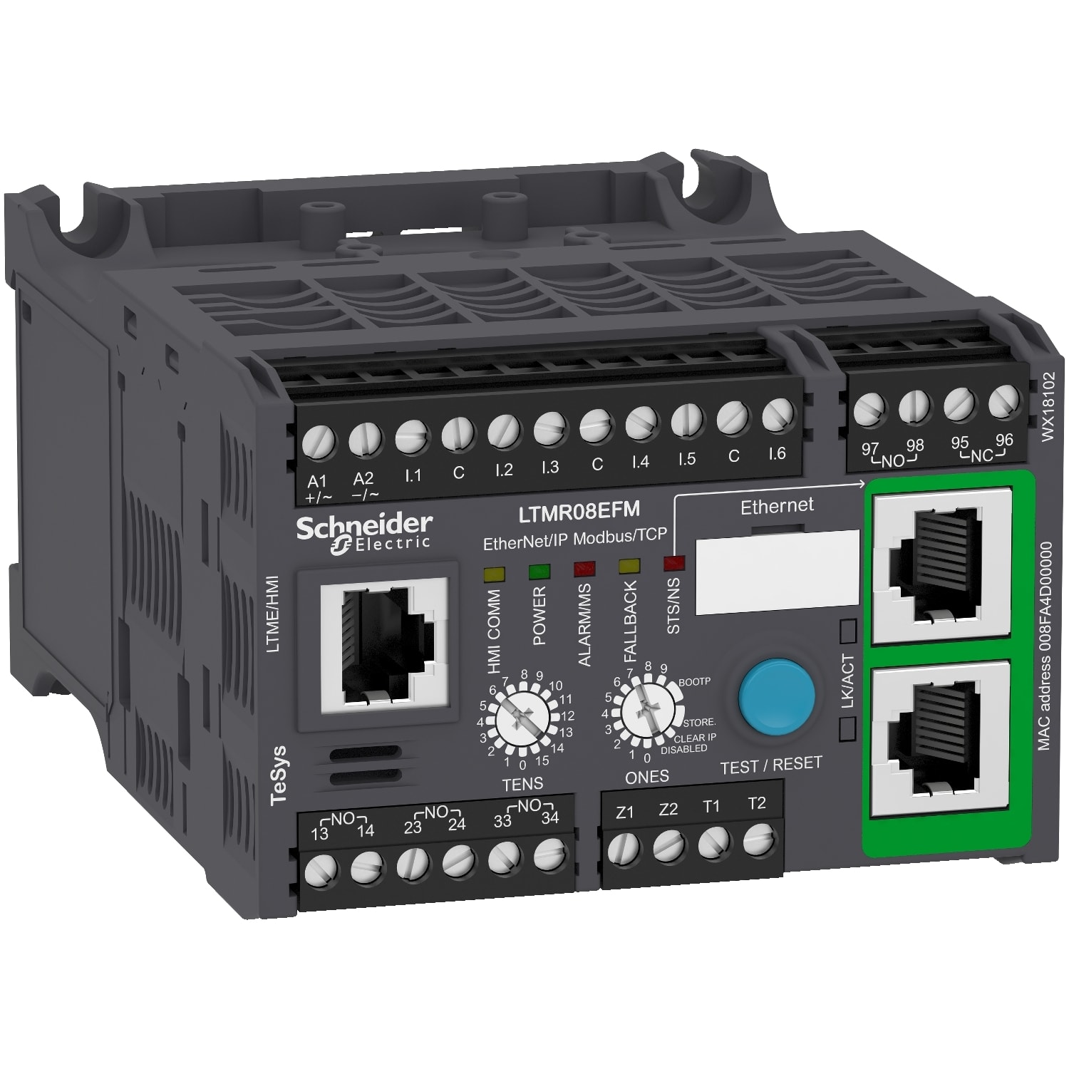 SCHNEIDER ELECTRIC - SNRLTMR08EFM CONTROLLER ETHERNET 0,4 8A 115 230VAC
