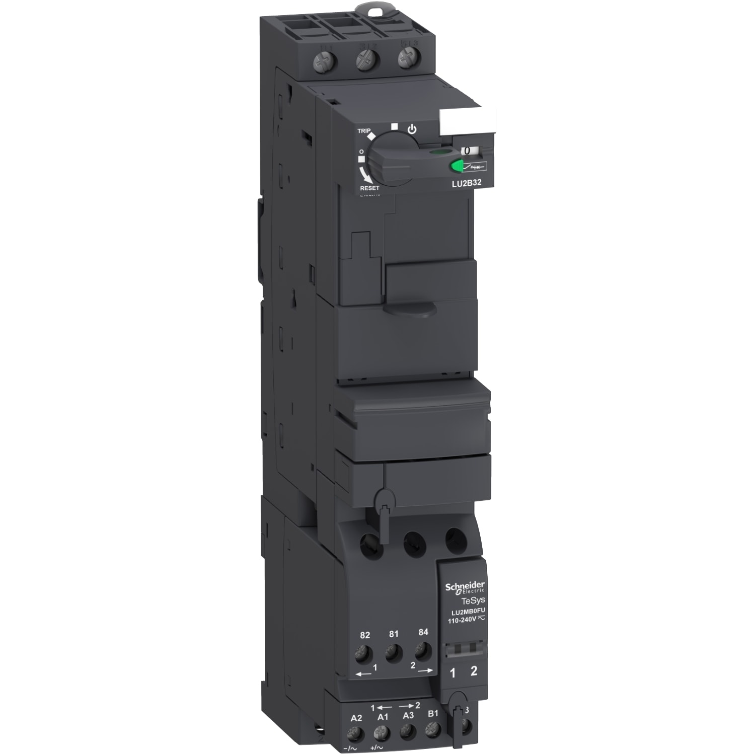 SCHNEIDER ELECTRIC - SNRLU2B32B Base di potenza - TeSys U - 32 A - 24 V CA - Controllo morsetti a vite