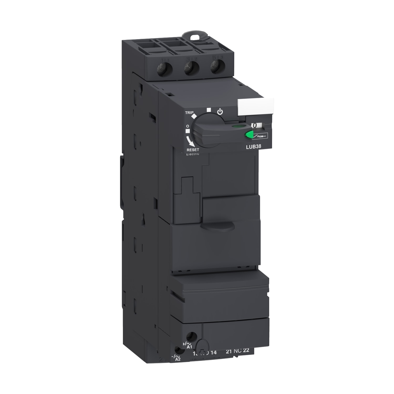 SCHNEIDER ELECTRIC - SNRLUB38 Base di potenza non reversibile, TeSys Ultra, 3P, 1NO + 1NC, 38 A, 690 V