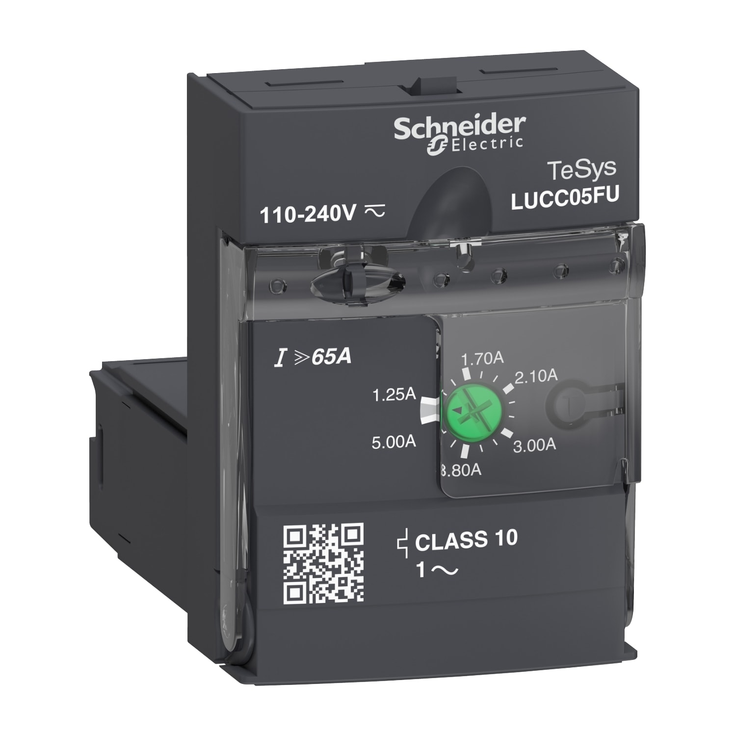 SCHNEIDER ELECTRIC - SNRLUCC05FU Unità di controllo avanzata LUCC - Classe 10 - 1,25...5 A - 110...220 V CC/CA