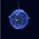 GIOCOPLAST NATALE SP - GCP14412486 SFERA LUCCIOLONA BLU D.80CM, 800 LED