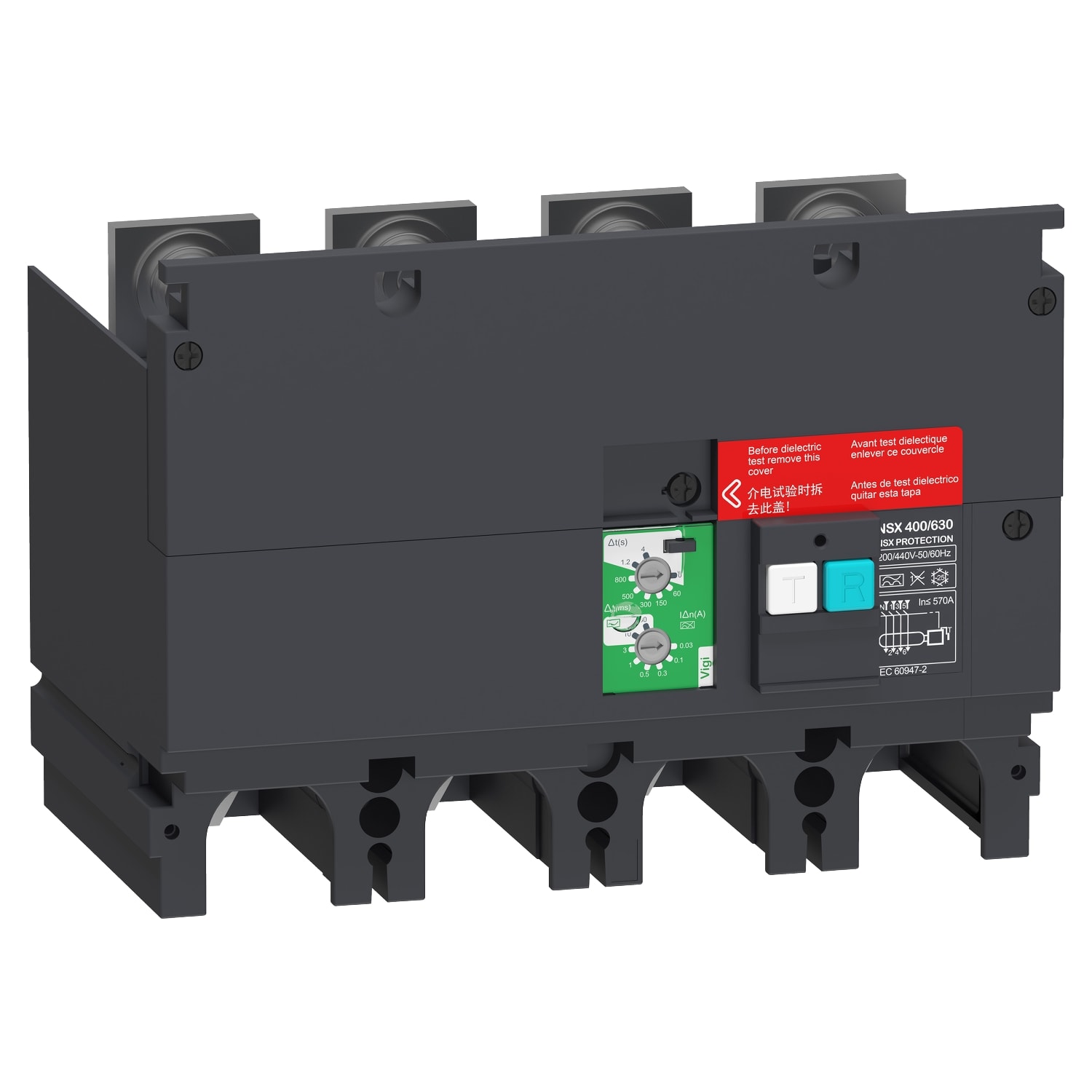 SCHNEIDER ELECTRIC - SNRLV432465 VIGI 200-440V 4P FOR NSX400/630